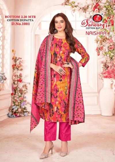 Ganeshji naishaa vol-1 wholesale dress material resale and earn best apps
